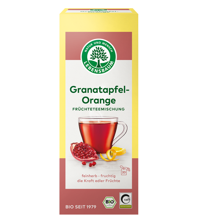 Granatapfel-Orange Tee bio